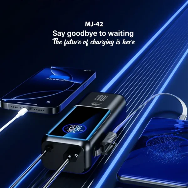 Majentik 20000mAh Power Bank with 100W PD Fast Charging & Smart Display
