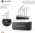 Lenyes Bluetooth 5.3 20W IPX6 Portable Speaker S107