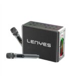 Lenyes 150W Bluetooth Party Speaker with Dual Wireless Microphones S861