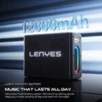 Lenyes 150W Bluetooth Party Speaker with Dual Wireless Microphones S861