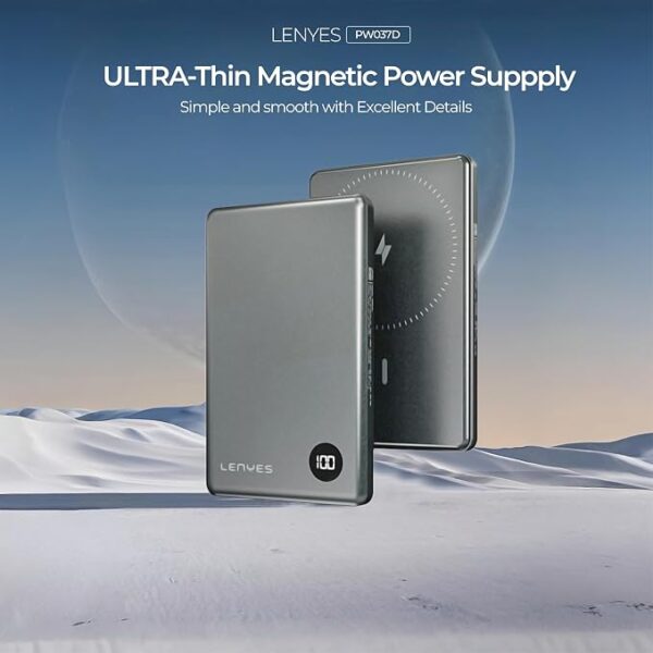 LENYES PW037D Magnetic Wireless Power Bank