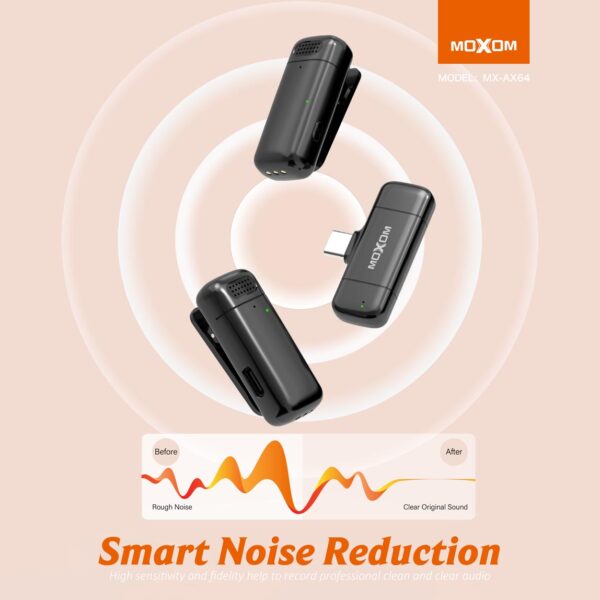 Moxom Wireless Lavalier Mic MX-AX64