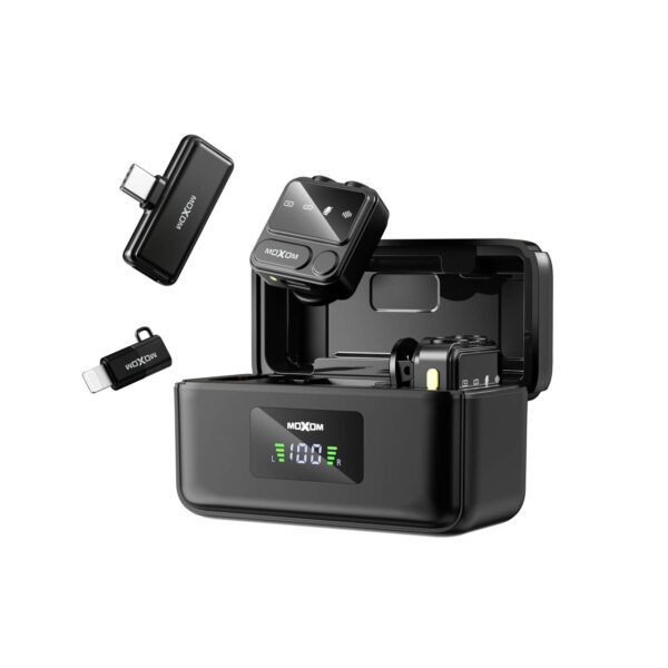 MOXOM MX-AX77 Dual Wireless Microphone