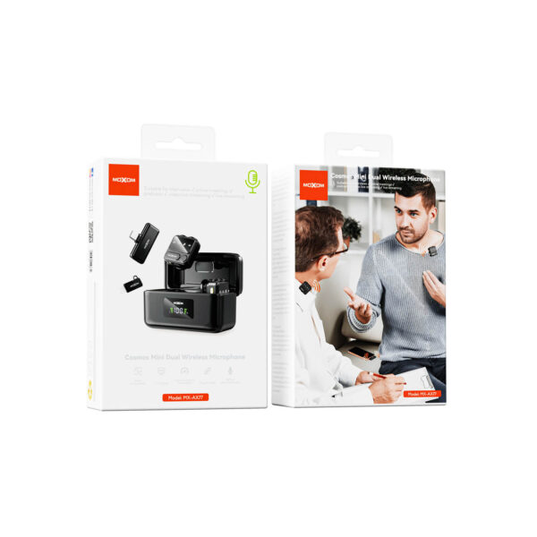 MOXOM MX-AX77 Dual Wireless Microphone