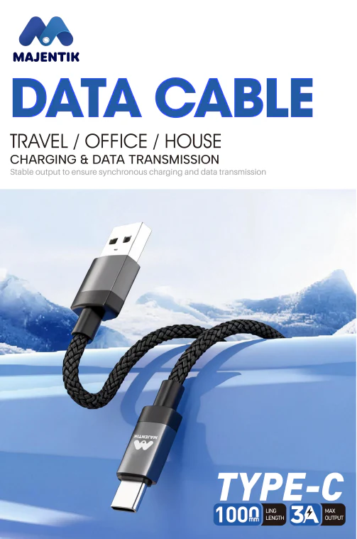 Majentik CL-021 USB TO Type-C Braided Charging & Data Cable