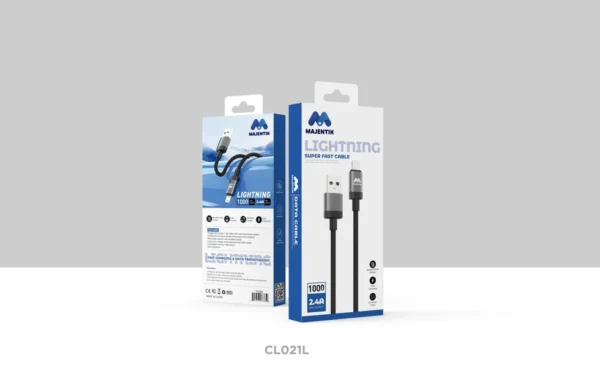 Majentik CL-021 USB TO L Braided Charging & Data Cable