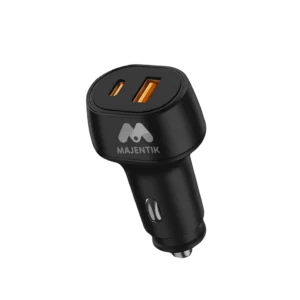 Majentik 48W Fast Car Charger with Fast Charging Data Cable