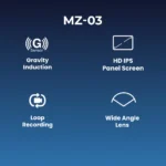 Majentik MZ-03 Car Dash Cam 4K Ultra HD WDR