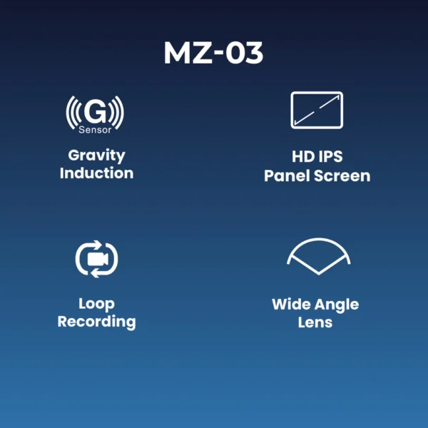 Majentik MZ-03 Car Dash Cam 4K Ultra HD WDR