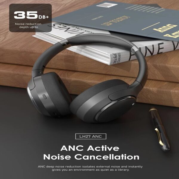 Lenyes Bluetooth 5.3 ANC HiFi 31H Foldable Headphones LH27