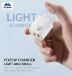 Majentik 25W Fast Charger with USB-C & USB-A Dual Ports