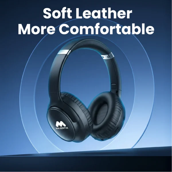 Majentik Foldable Wireless Headphones with Powerful Stereo Sound
