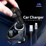 Majentik 48W Fast Car Charger with Fast Charging Data Cable