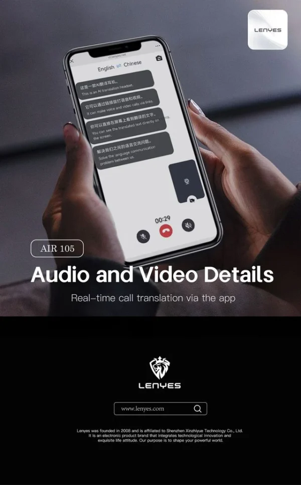 Lenyes Air 105 ANC Wireless Earbuds