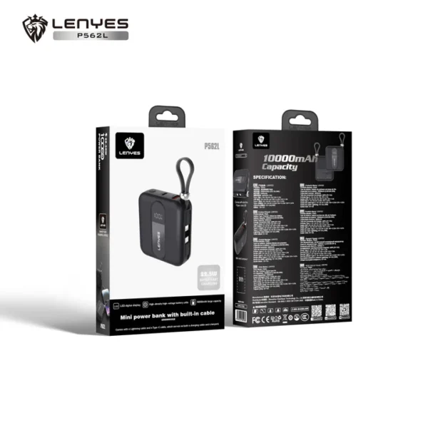 Lenyes 22.5W 10000mAh Power Bank P562L