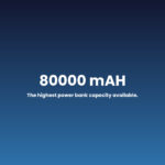 Majentik 80000mAh Power Bank with 22.5W PD Fast Charging & LED Light