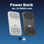 Majentik 10000mAh Power Bank with 4 Built-in Cables & Fast Charging
