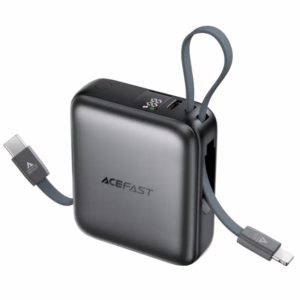 ACEFAST M23 Power Bank 10000mAh – Dual Built-In Cables, 22.5W Fast Charging