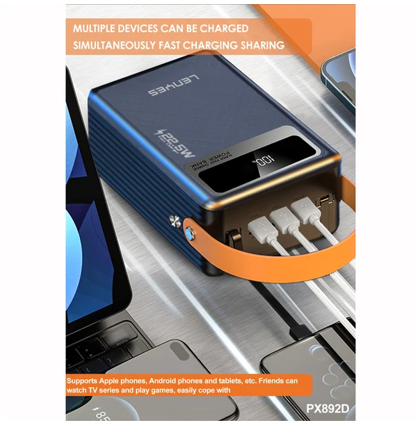 Lenyes 22.5W 80000mAh Fast Charging Power Bank PX892D
