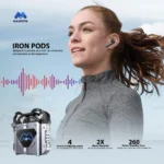 MAJENTIK Wireless Earbuds with Premium Metal Design & ANC