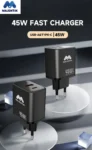 Majentik 45W GaN Fast Charger with USB & PD Ports