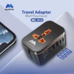 Majentik Universal Travel Adapter with Fast Charging Ports