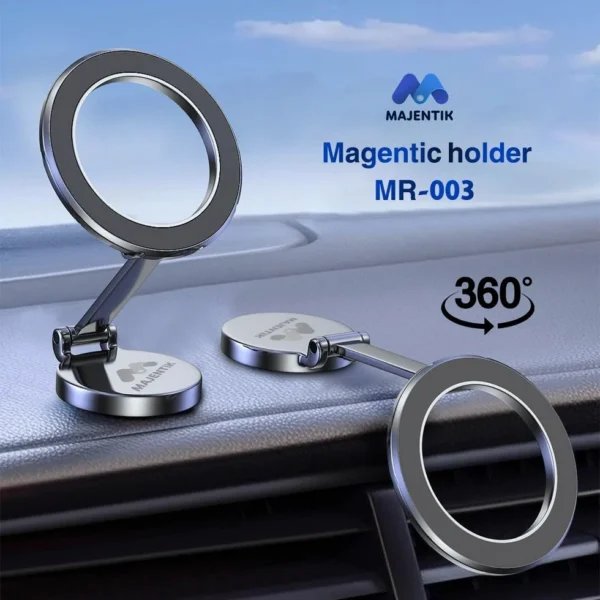 Magnetic Car Phone Holder with 360° Rotation