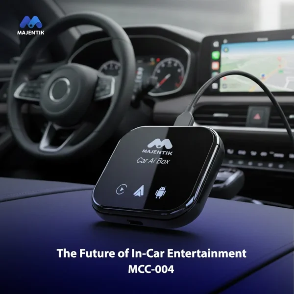 MAJENTIK AI Car Box for CarPlay & Android Auto