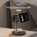 Majentik 3-in-1 Wireless Charging Stand 25W with Smart Cooling System