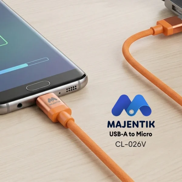 Majentik CL-026 V USB to Micro USB Fast Charging & Data Cable
