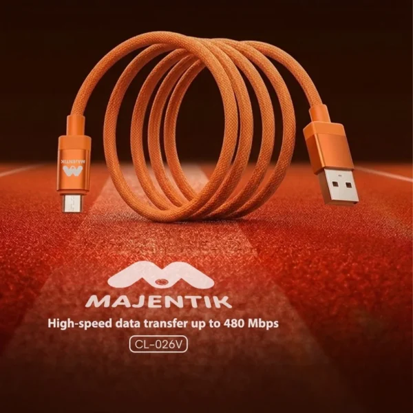 Majentik CL-026 V USB to Micro USB Fast Charging & Data Cable