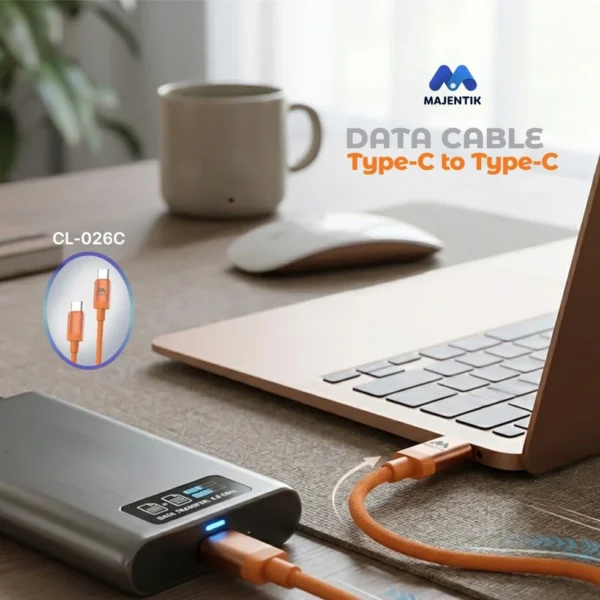 Majentik CL-026 C USB-C to USB-C Flat Blade Cable