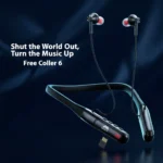 MAJENTIK Free Coller 6 Wireless Neckband Earphones