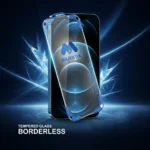 MAJENTIK Borderless Tempered Glass Screen Protector with Full Coverage For Samsung