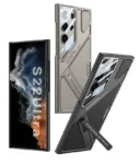 GKK Wide Vision Leather Mecha Phone For Samsung
