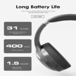 Lenyes Bluetooth 5.3 ANC HiFi 31H Foldable Headphones LH27