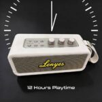 Lenyes 90W Portable Bluetooth Speaker with RGB Lights and Power Bank S876