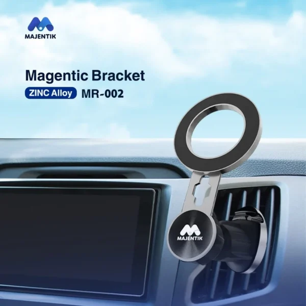 Majentik MR-002 Magnetic Car Air Vent Holder 360° Adjustable Zinc Alloy Bracket