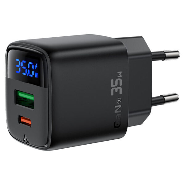 ACEFAST GaN 35W Dual-Port Wall Charger with LED Display A116
