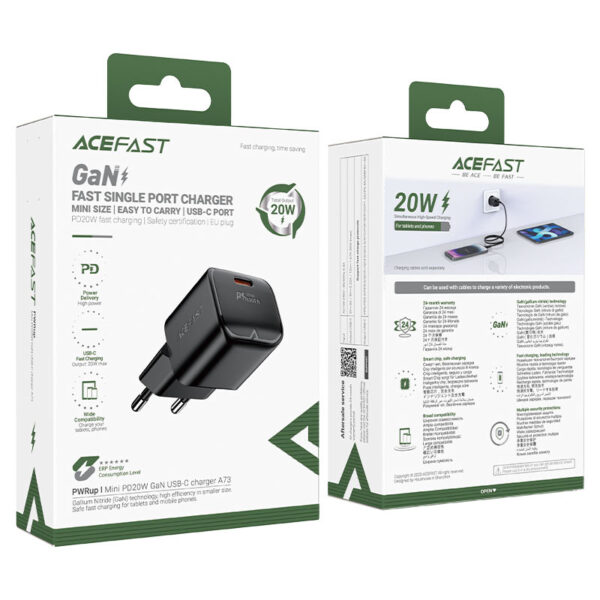 ACEFAST GaN Fast Charge Wall Charger A73 mini PD20W