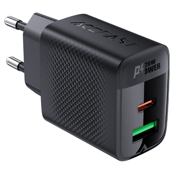 ACEFAST GaN 20W Dual-Port Shell Texture Wall Charger A78