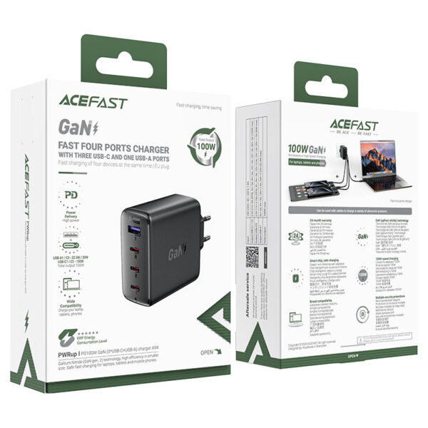 ACEFAST GaN 100W 4-Port Fast Wall Charger A94