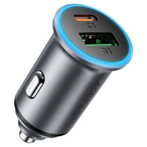 ACEFAST 65W Dual USB-C Aluminum Car Charger B15