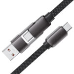 ACEFAST 2-in-1 Charging Data Cable USB-A and USB-C to USB-C 60W C13-04