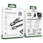 ACEFAST 2-in-1 Charging Data Cable USB-A and USB-C to USB-C 60W C13-04