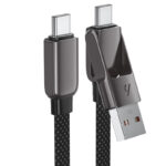 ACEFAST 2-in-1 Charging Data Cable USB-A and USB-C to USB-C 60W C13-04
