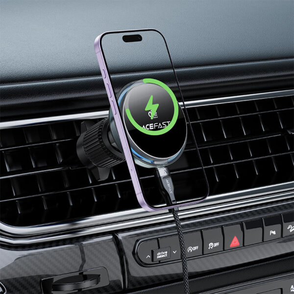 ACEFAST Qi2 25W Magnetic Wireless Charging Car Holder D61