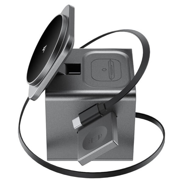 ACEFAST 3-in-1 Electric Flip Wireless Charger E34
