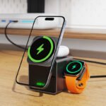 ACEFAST 3-in-1 Electric Flip Wireless Charger E34