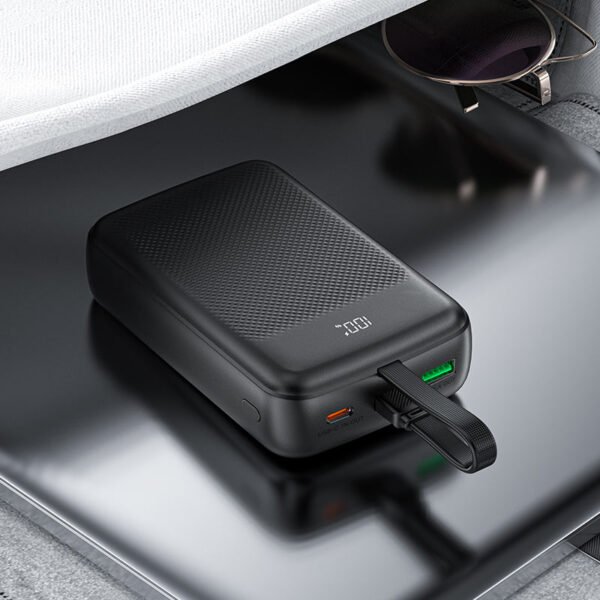 ACEFAST 20000mAh 22.5W Fast Charge Power Bank with Built-in Cable M14
